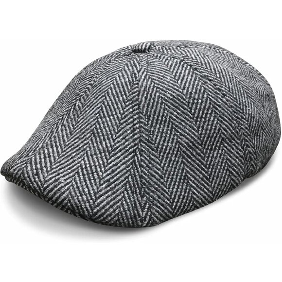The Original Boston Scally Cap - The Peaky Newsboy Flat Cap - 8 Panel Hat for Me